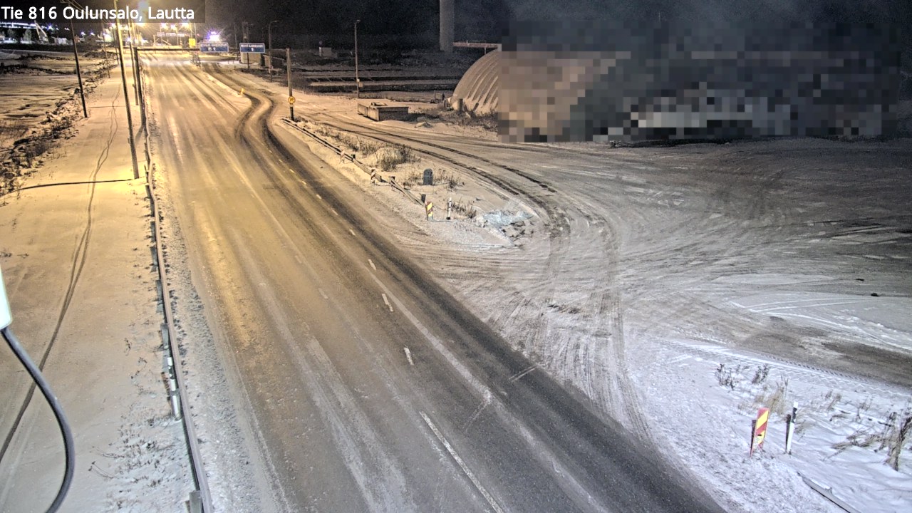 Weather Camera Image Väg 816 Uleåsalo, Oulu, Pohjois-Pohjanmaa