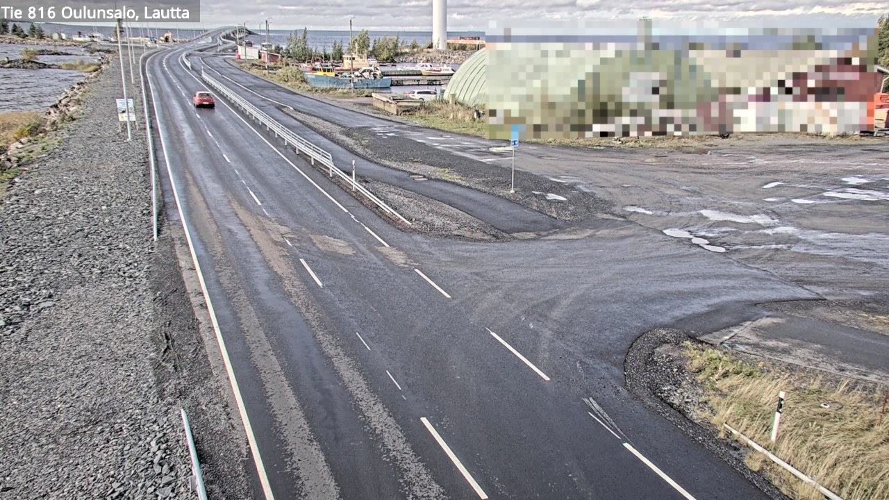 Weather Camera Image Road 816 Oulunsalo, Oulu, Pohjois-Pohjanmaa