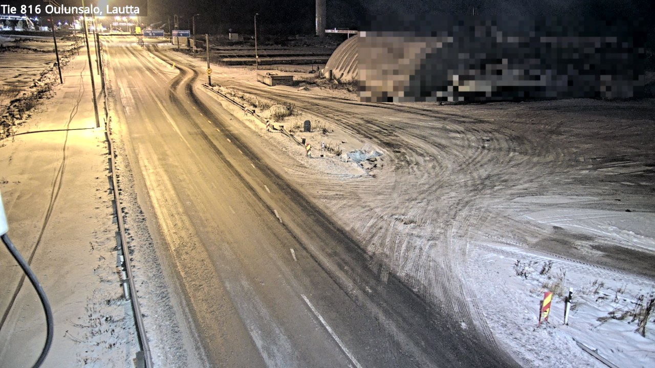 Weather Camera Image Väg 816 Uleåsalo, Oulu, Pohjois-Pohjanmaa