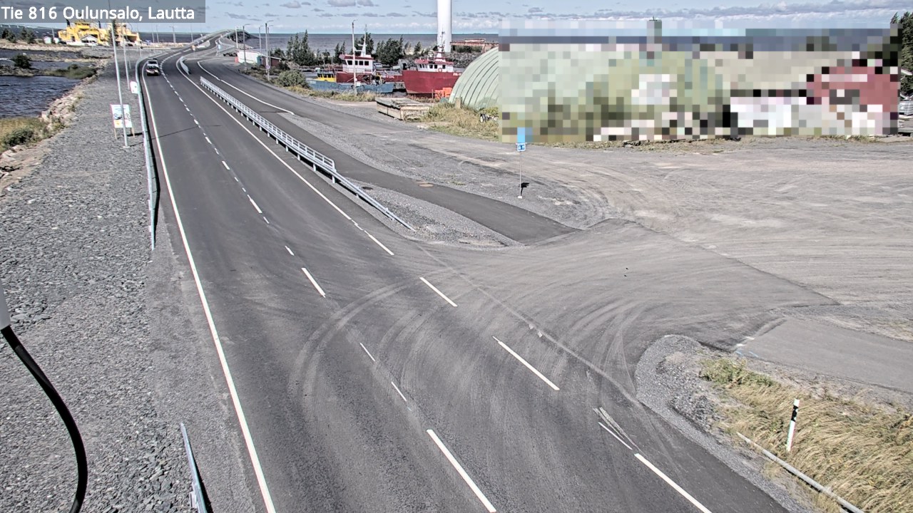 Kelikamerat Kuva Tie 816 Oulunsalo, lauttaranta, Oulu, Pohjois-Pohjanmaa