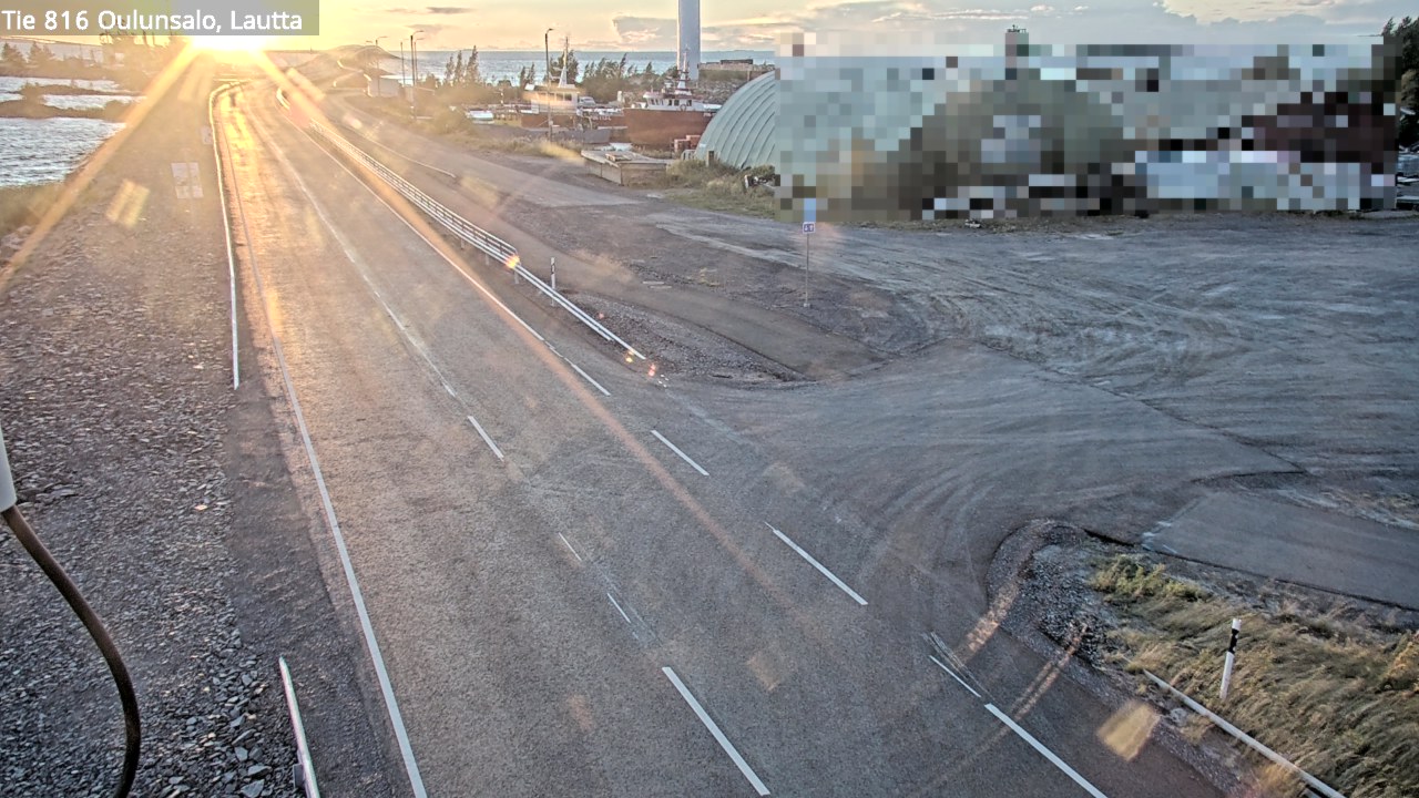 Kelikamerat Kuva Tie 816 Oulunsalo, lauttaranta, Oulu, Pohjois-Pohjanmaa