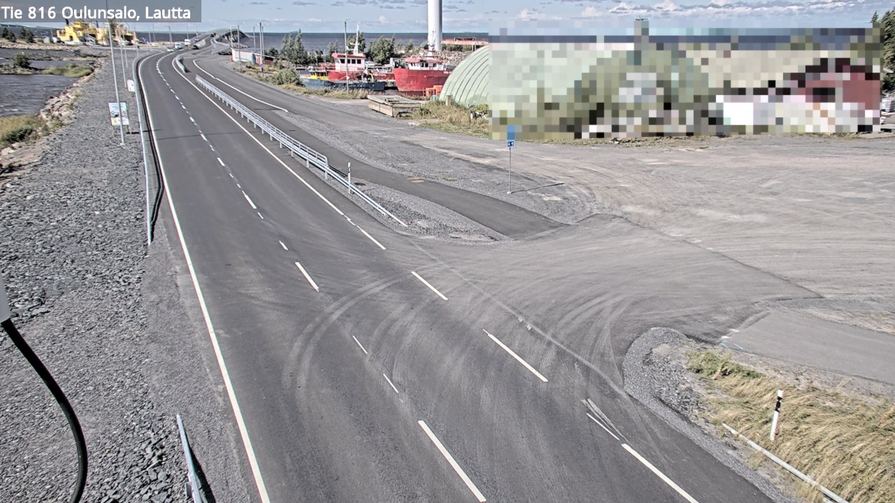 Kelikamerat Kuva Tie 816 Oulunsalo, lauttaranta, Oulu, Pohjois-Pohjanmaa