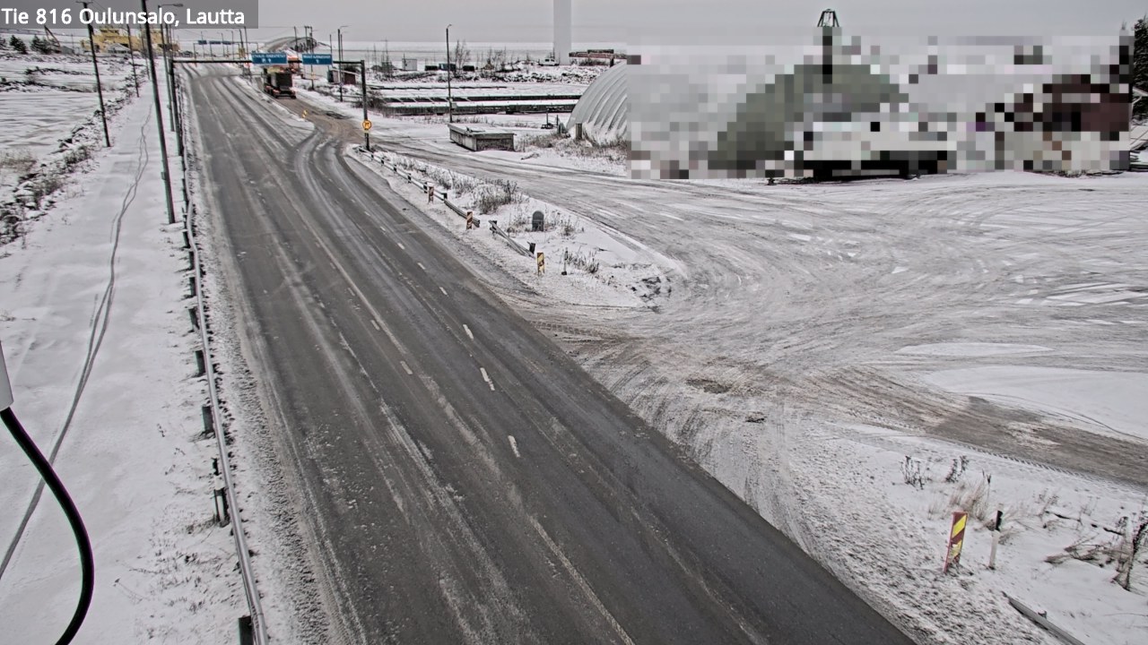 Weather Camera Image Väg 816 Uleåsalo, Oulu, Pohjois-Pohjanmaa