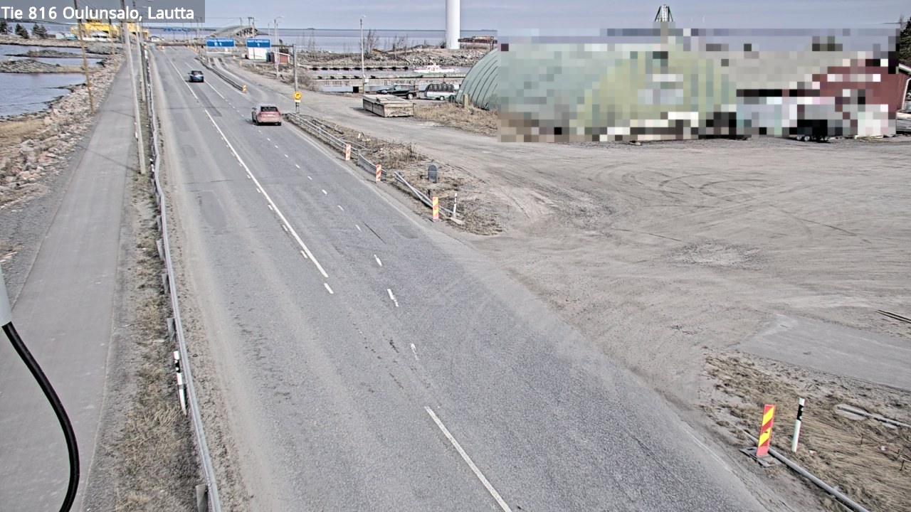 Weather Camera Image Väg 816 Uleåsalo, Oulu, Pohjois-Pohjanmaa