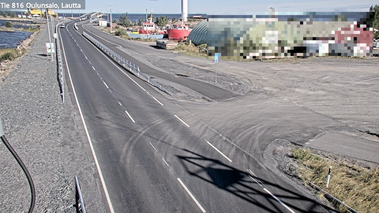 Kelikamerat Kuva Tie 816 Oulunsalo, lauttaranta, Oulu, Pohjois-Pohjanmaa