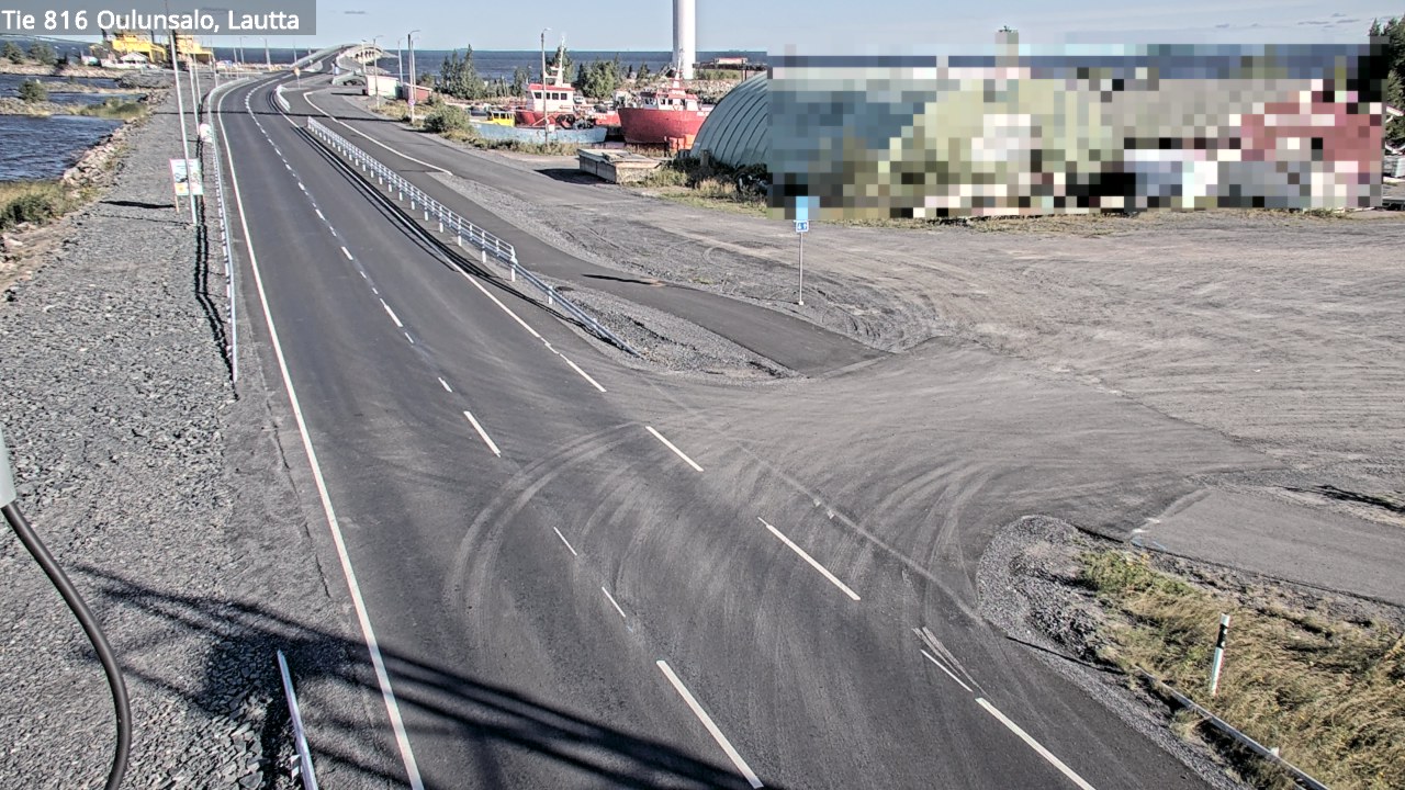 Kelikamerat Kuva Tie 816 Oulunsalo, lauttaranta, Oulu, Pohjois-Pohjanmaa