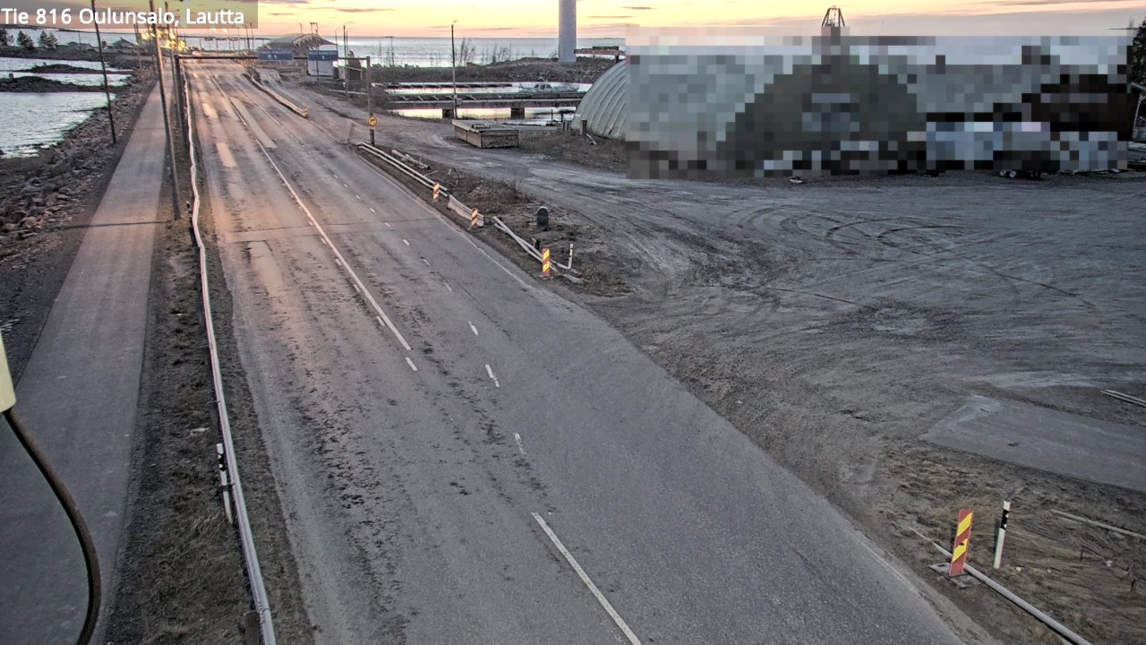 Weather Camera Image Road 816 Oulunsalo, Oulu, Pohjois-Pohjanmaa