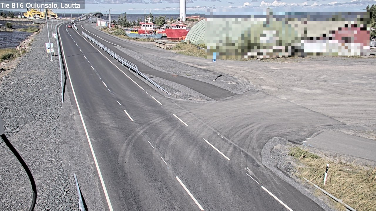 Kelikamerat Kuva Tie 816 Oulunsalo, lauttaranta, Oulu, Pohjois-Pohjanmaa