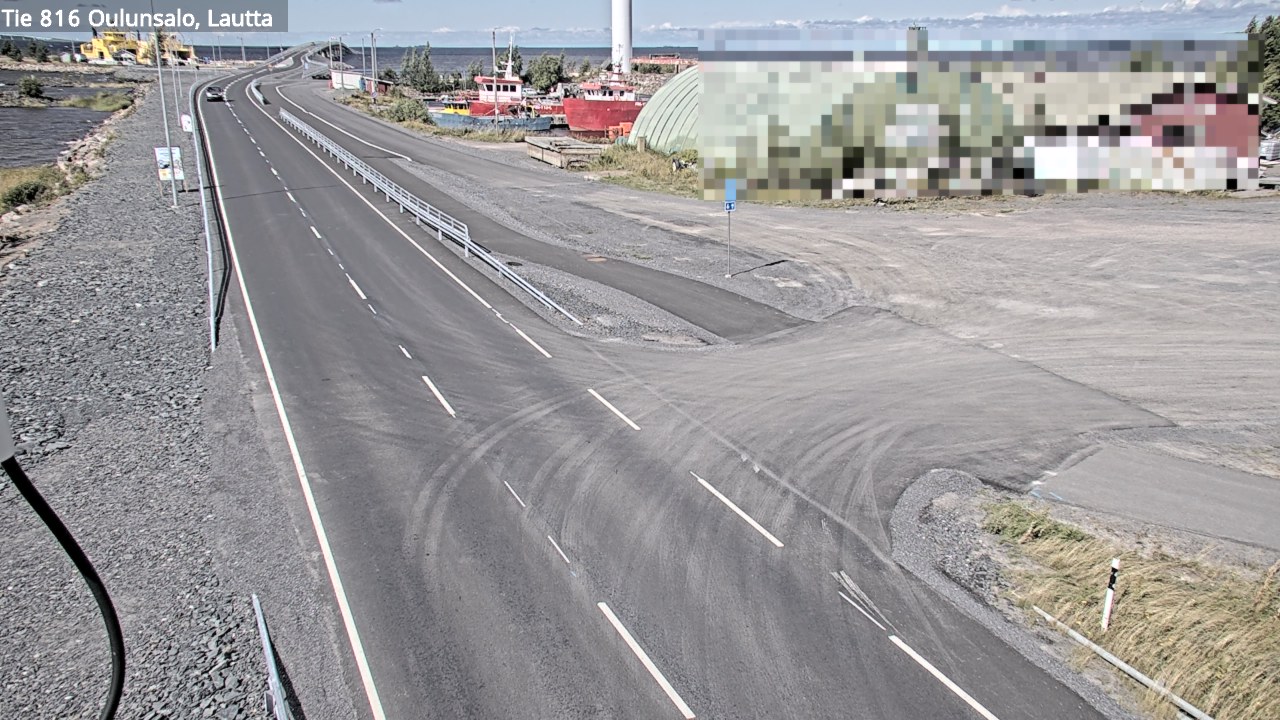 Kelikamerat Kuva Tie 816 Oulunsalo, lauttaranta, Oulu, Pohjois-Pohjanmaa
