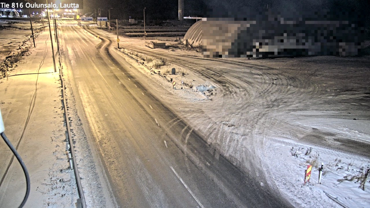Weather Camera Image Väg 816 Uleåsalo, Oulu, Pohjois-Pohjanmaa