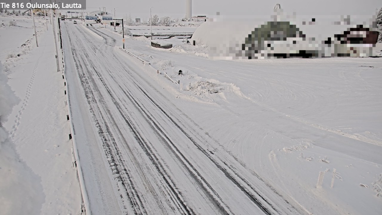 Weather Camera Image Road 816 Oulunsalo, Oulu, Pohjois-Pohjanmaa
