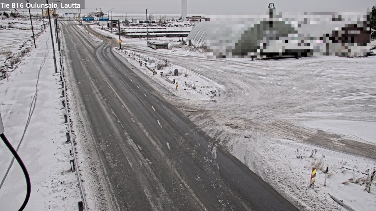 Weather Camera Image Väg 816 Uleåsalo, Oulu, Pohjois-Pohjanmaa