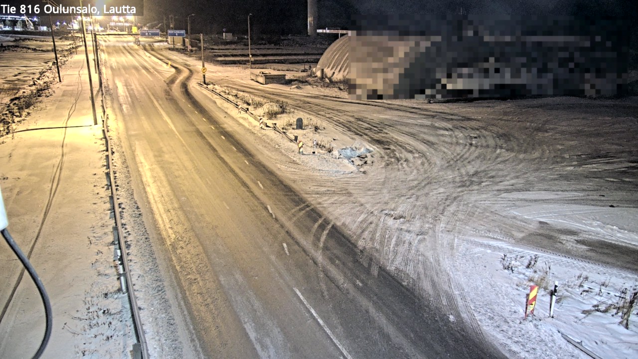Weather Camera Image Väg 816 Uleåsalo, Oulu, Pohjois-Pohjanmaa