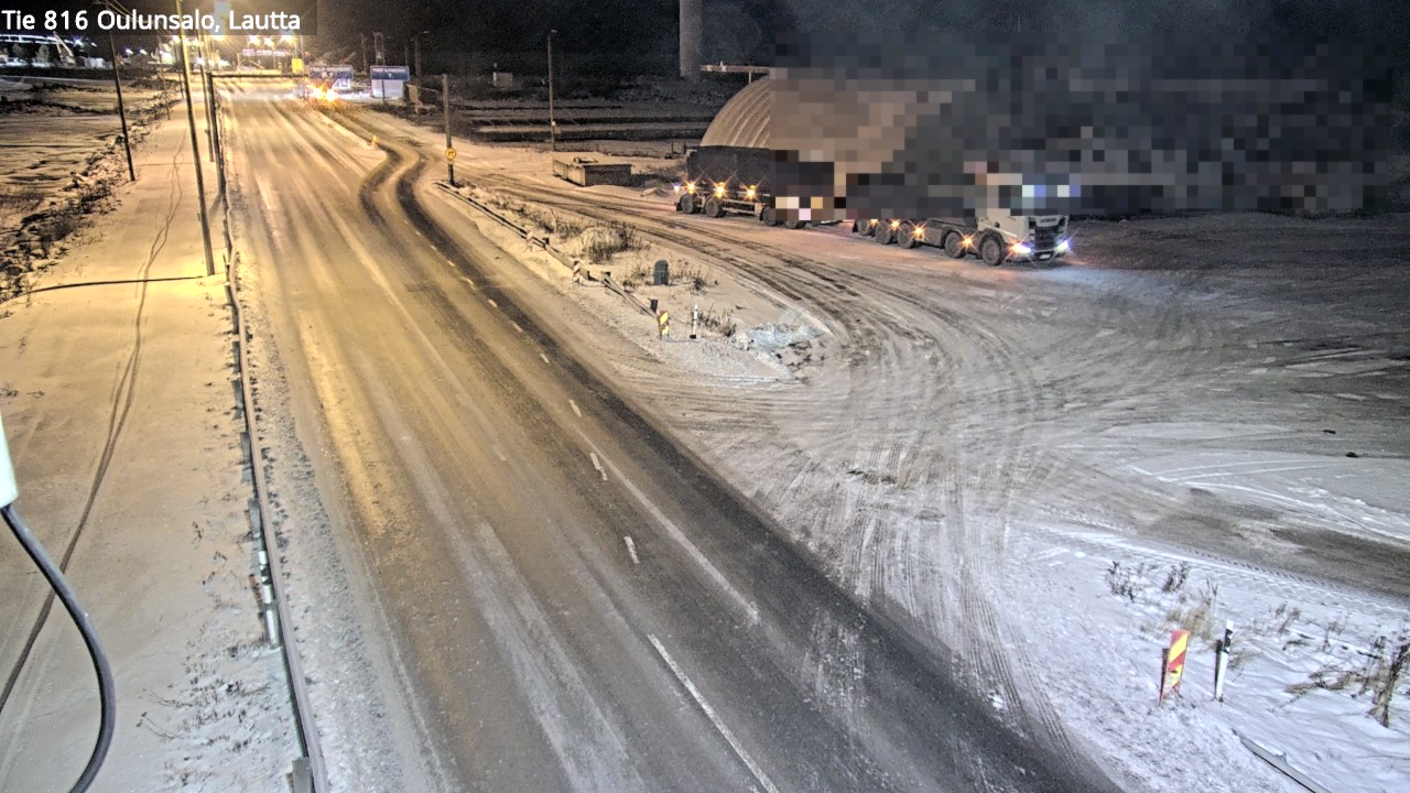 Weather Camera Image Väg 816 Uleåsalo, Oulu, Pohjois-Pohjanmaa