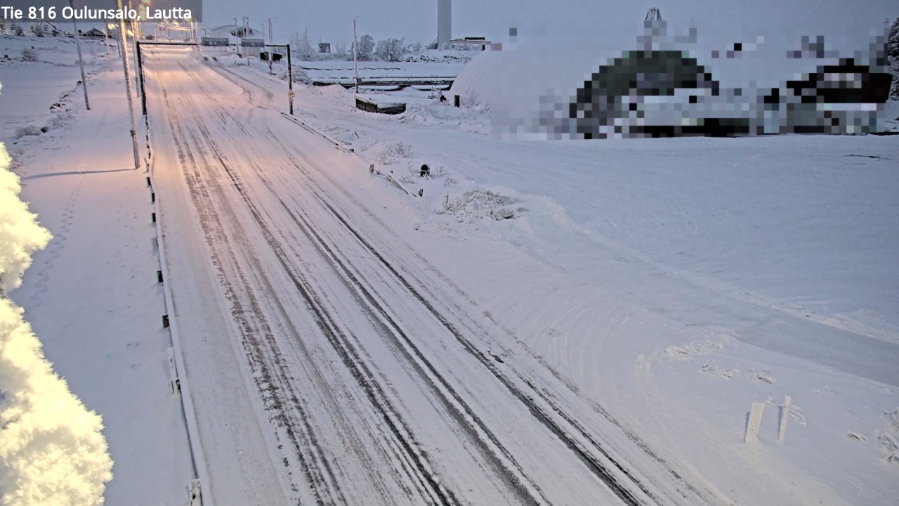 Weather Camera Image Road 816 Oulunsalo, Oulu, Pohjois-Pohjanmaa