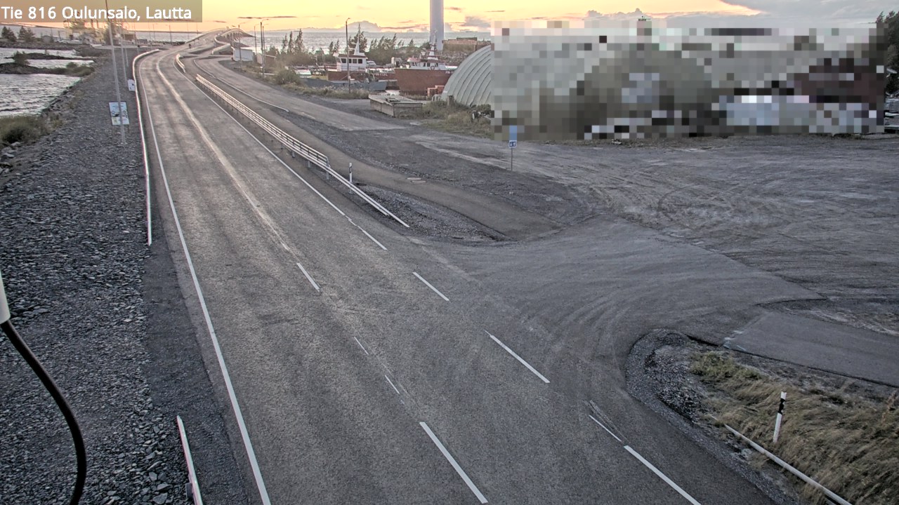 Kelikamerat Kuva Tie 816 Oulunsalo, lauttaranta, Oulu, Pohjois-Pohjanmaa