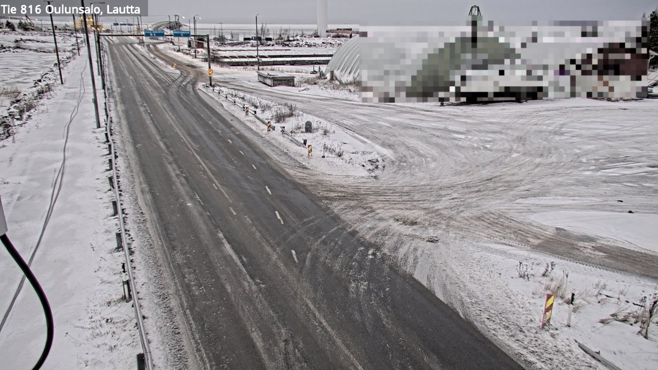 Weather Camera Image Väg 816 Uleåsalo, Oulu, Pohjois-Pohjanmaa