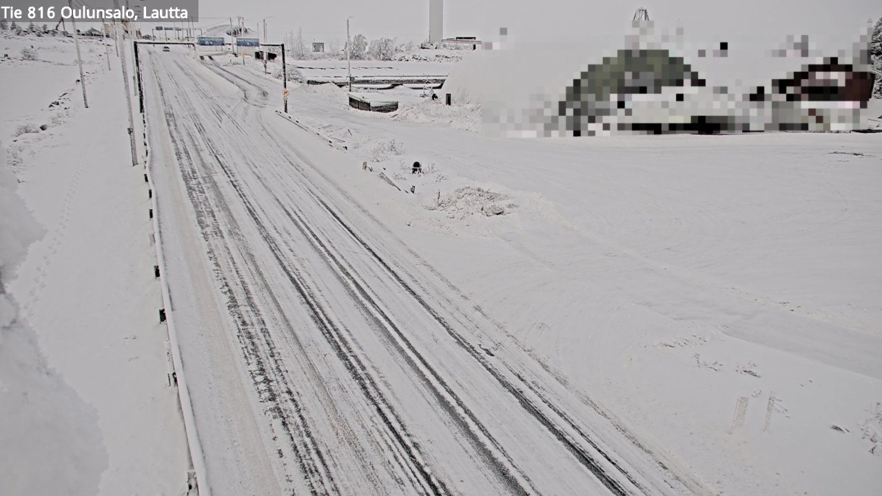 Weather Camera Image Road 816 Oulunsalo, Oulu, Pohjois-Pohjanmaa