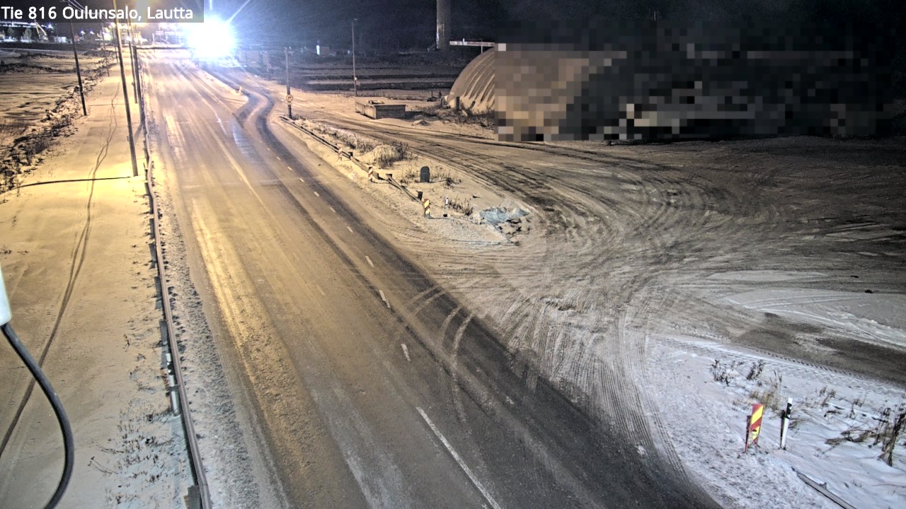 Weather Camera Image Väg 816 Uleåsalo, Oulu, Pohjois-Pohjanmaa