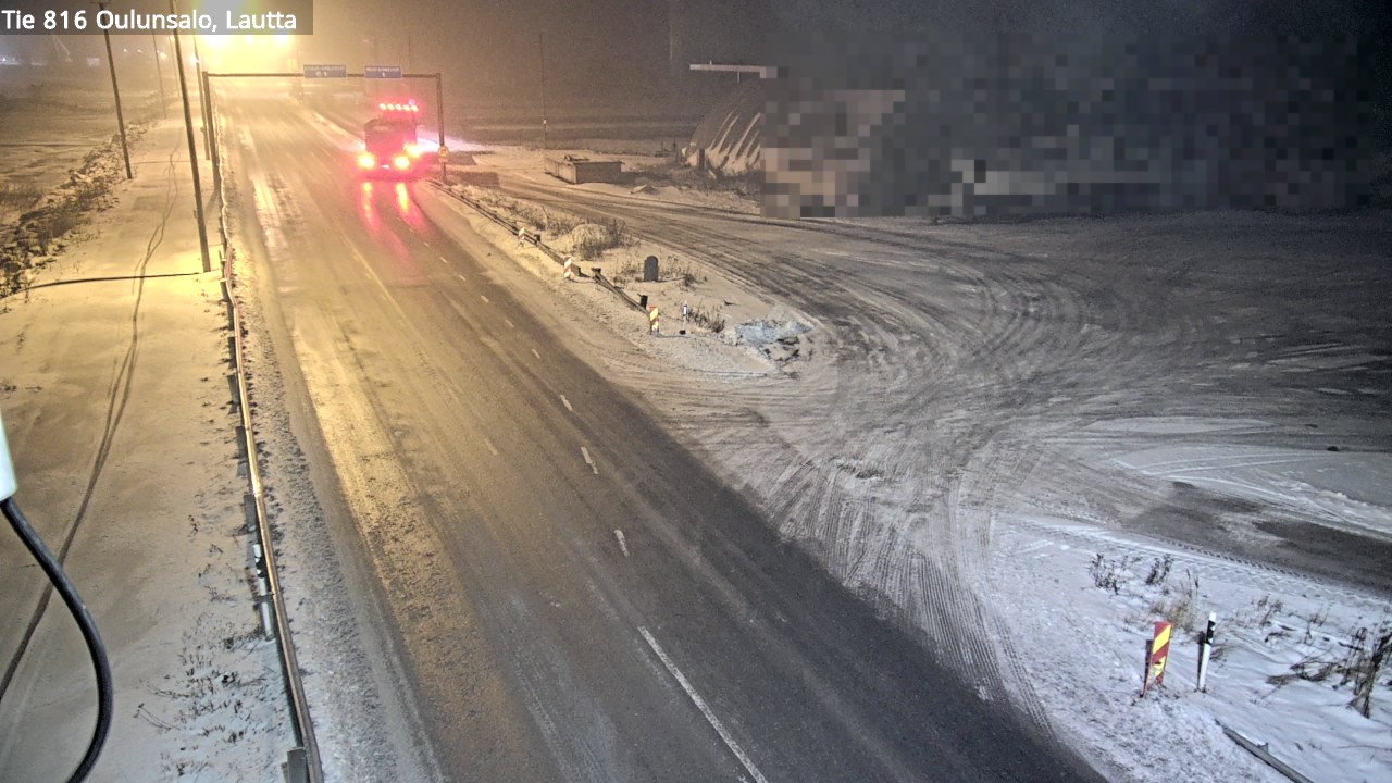 Weather Camera Image Väg 816 Uleåsalo, Oulu, Pohjois-Pohjanmaa