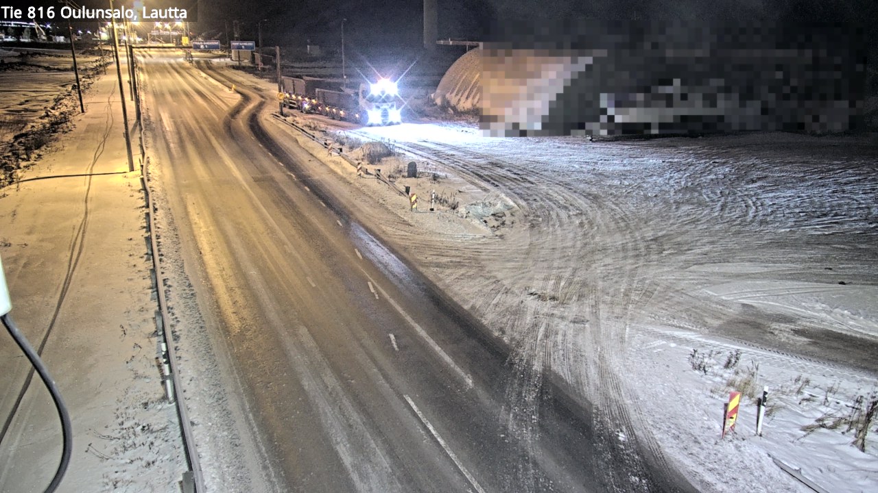 Weather Camera Image Väg 816 Uleåsalo, Oulu, Pohjois-Pohjanmaa