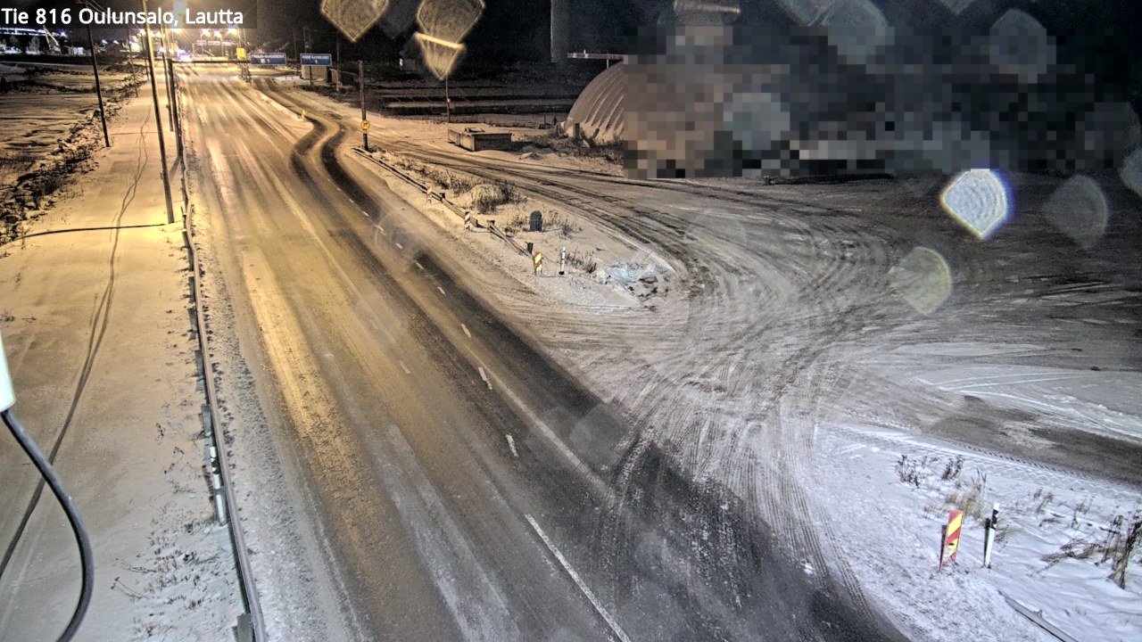 Weather Camera Image Väg 816 Uleåsalo, Oulu, Pohjois-Pohjanmaa
