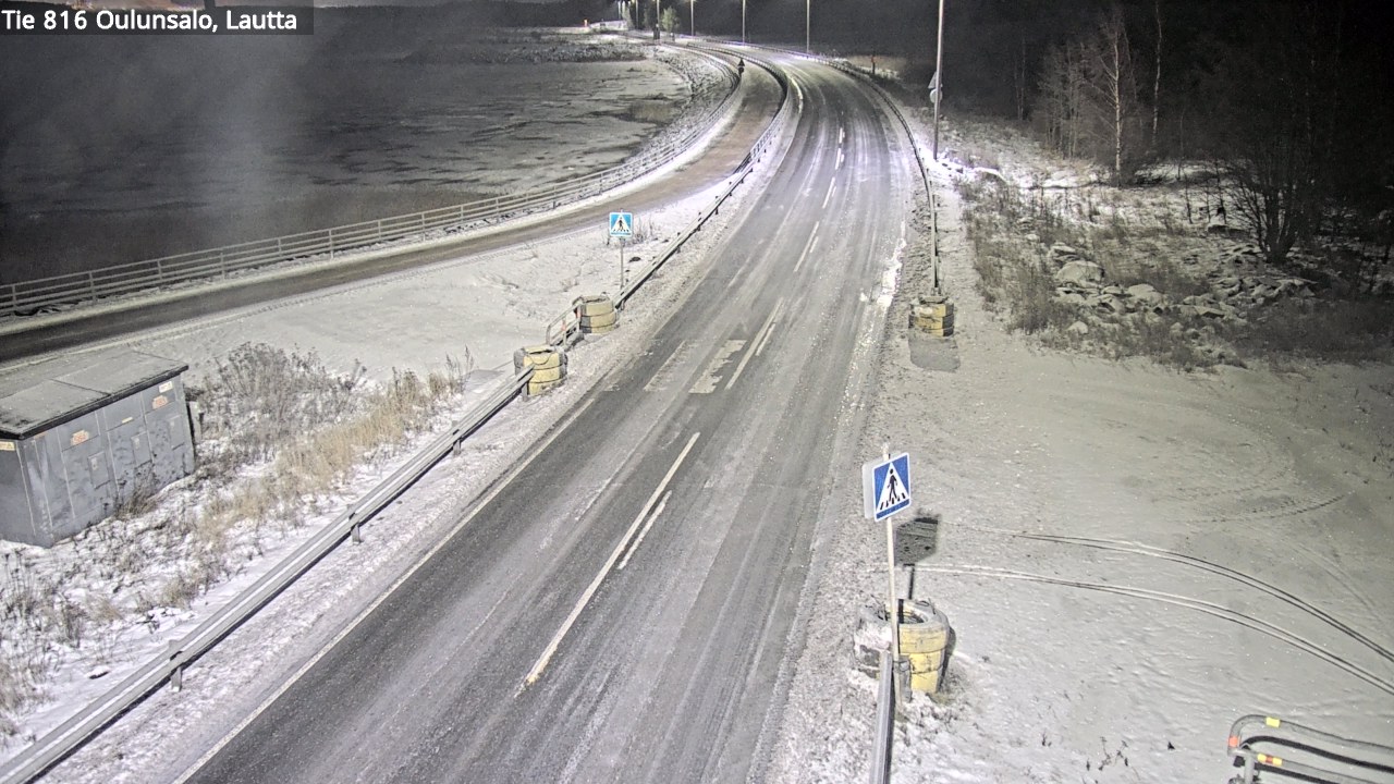 Weather Camera Image Väg 816 Uleåsalo, Oulu, Pohjois-Pohjanmaa