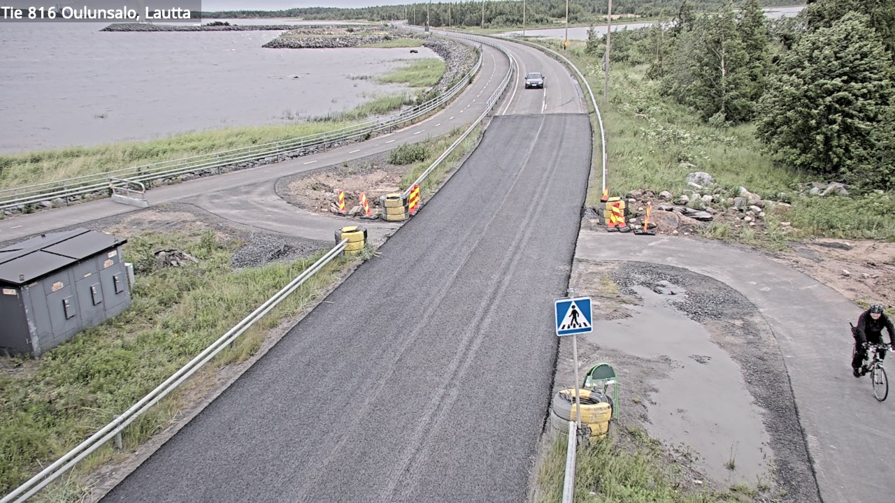 Kelikamerat Kuva Tie 816 Oulunsalo, lauttaranta, Oulu, Pohjois-Pohjanmaa