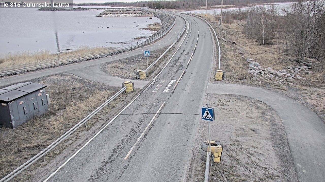 Weather Camera Image Väg 816 Uleåsalo, Oulu, Pohjois-Pohjanmaa