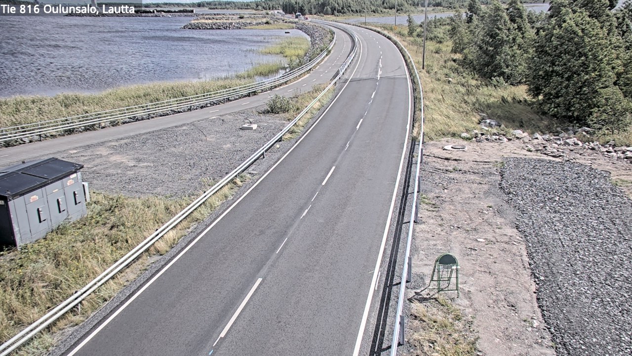 Kelikamerat Kuva Tie 816 Oulunsalo, lauttaranta, Oulu, Pohjois-Pohjanmaa