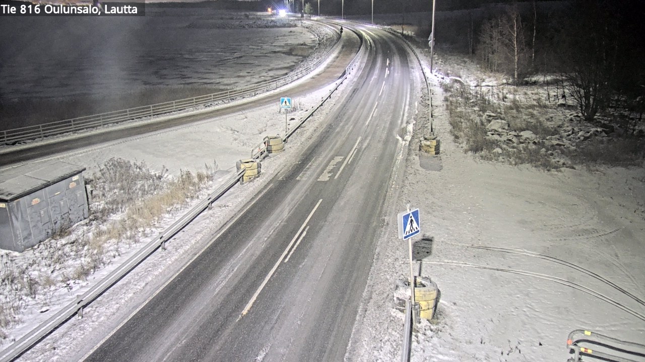 Weather Camera Image Väg 816 Uleåsalo, Oulu, Pohjois-Pohjanmaa