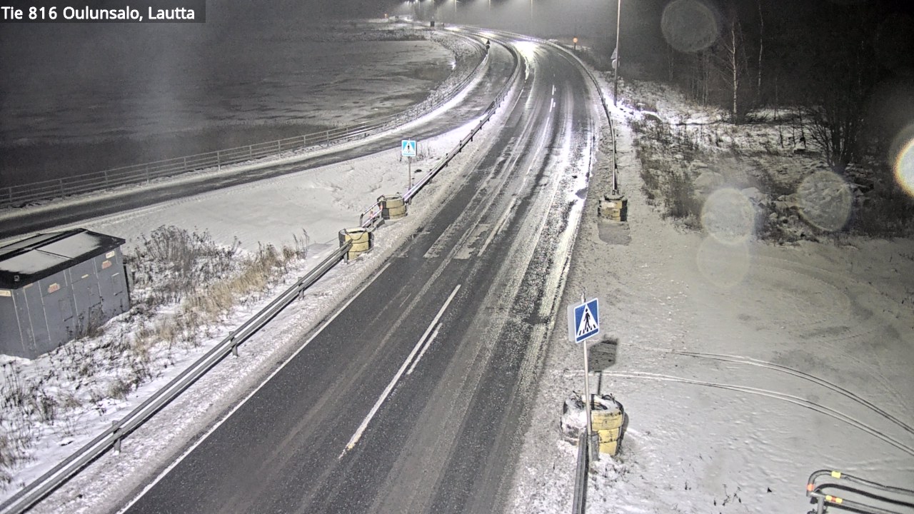 Weather Camera Image Väg 816 Uleåsalo, Oulu, Pohjois-Pohjanmaa