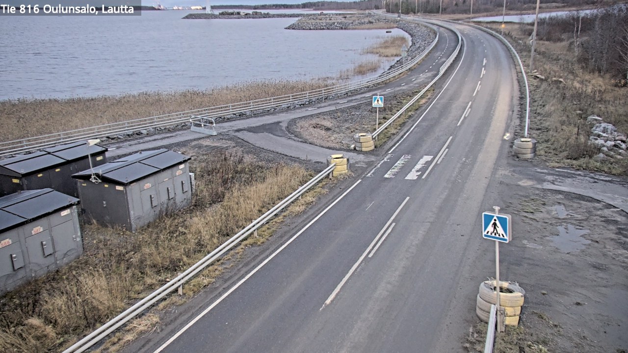 Kelikamerat Kuva Tie 816 Oulunsalo, lauttaranta, Oulu, Pohjois-Pohjanmaa