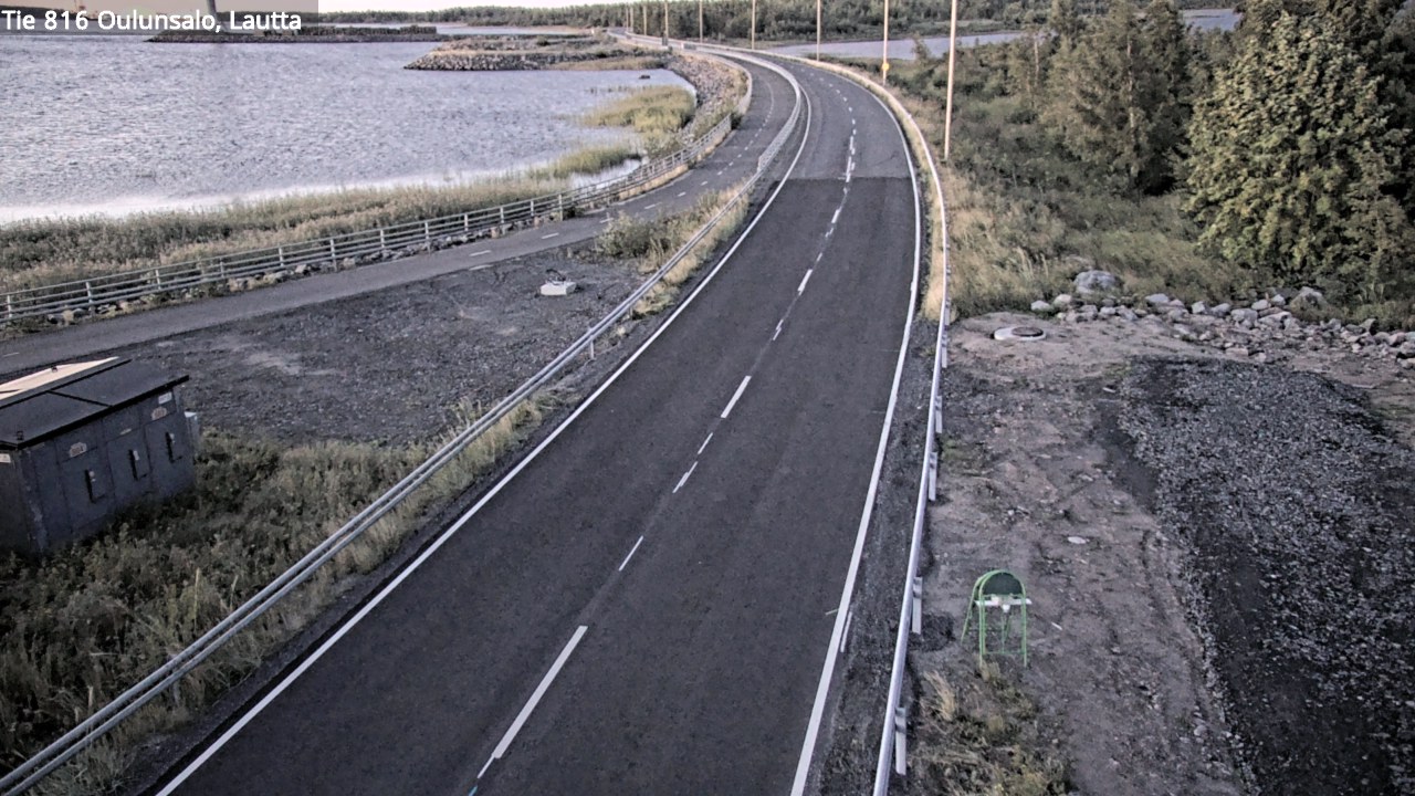 Kelikamerat Kuva Tie 816 Oulunsalo, lauttaranta, Oulu, Pohjois-Pohjanmaa