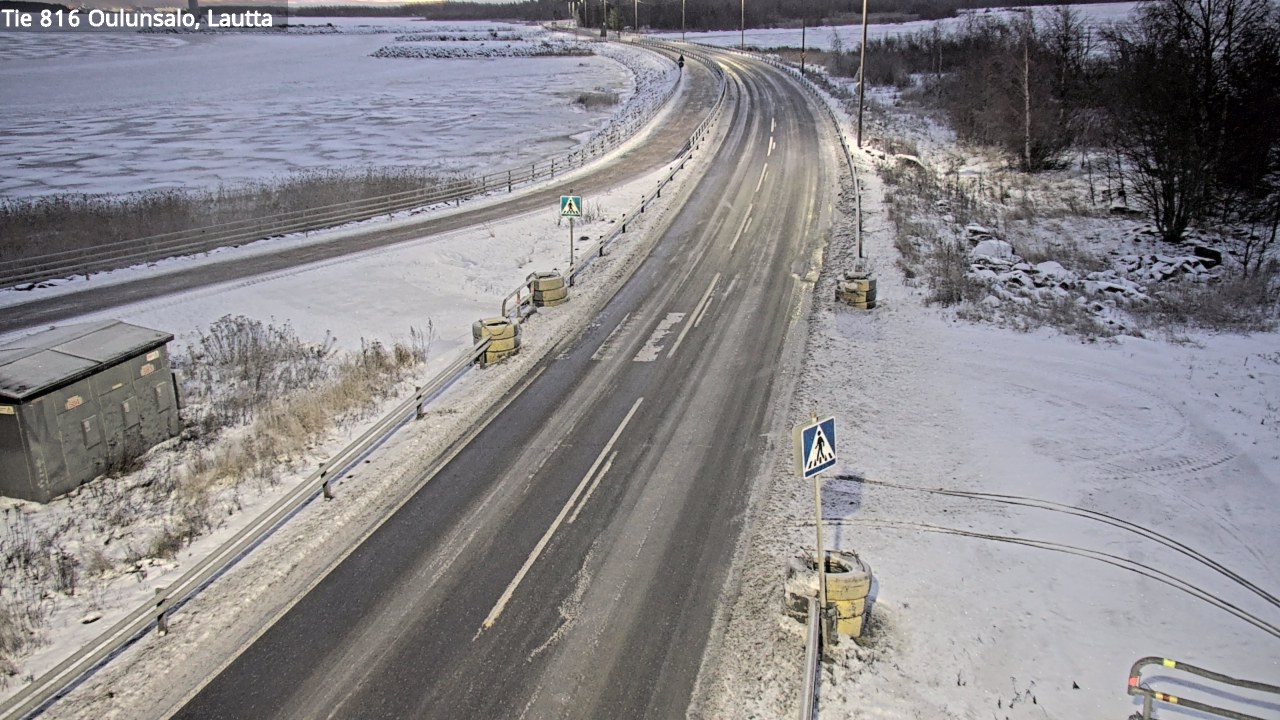 Weather Camera Image Väg 816 Uleåsalo, Oulu, Pohjois-Pohjanmaa