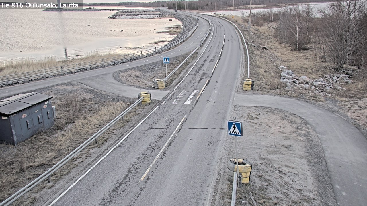 Weather Camera Image Väg 816 Uleåsalo, Oulu, Pohjois-Pohjanmaa