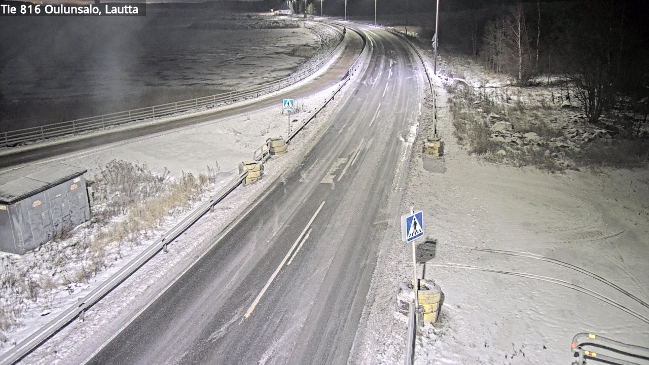 Weather Camera Image Väg 816 Uleåsalo, Oulu, Pohjois-Pohjanmaa