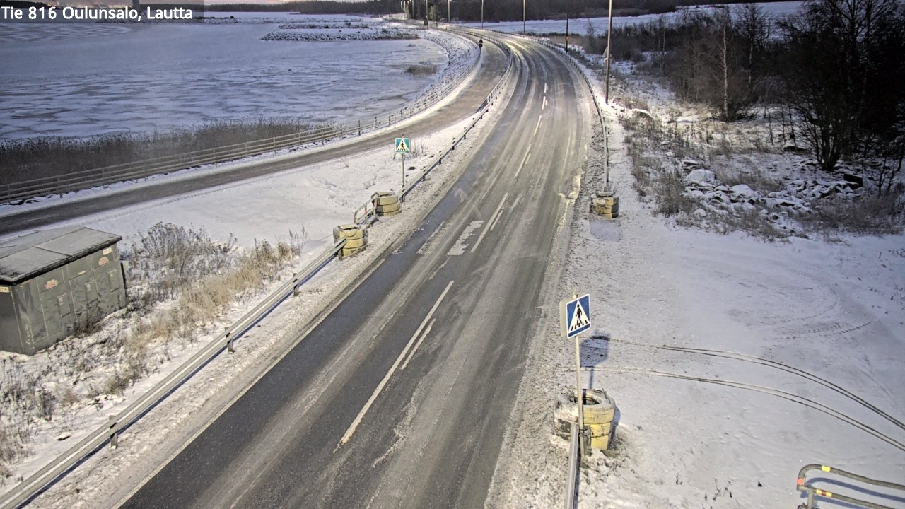 Weather Camera Image Väg 816 Uleåsalo, Oulu, Pohjois-Pohjanmaa