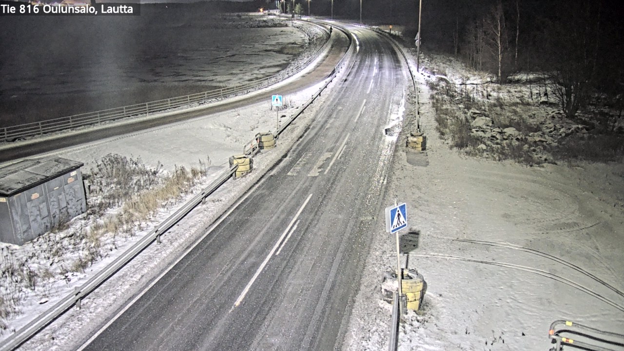 Weather Camera Image Väg 816 Uleåsalo, Oulu, Pohjois-Pohjanmaa