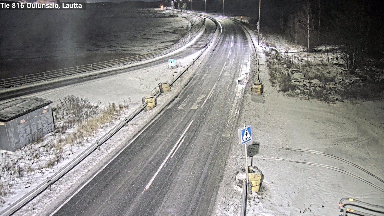 Weather Camera Image Väg 816 Uleåsalo, Oulu, Pohjois-Pohjanmaa