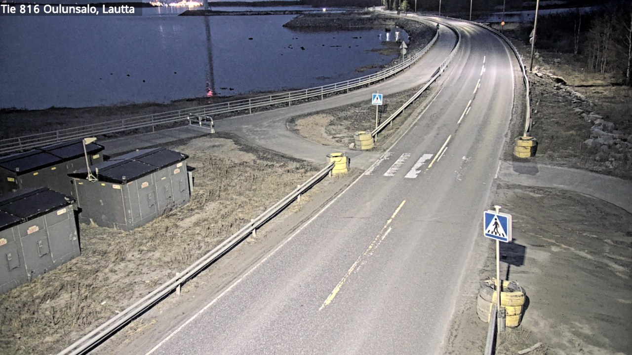 Weather Camera Image Väg 816 Uleåsalo, Oulu, Pohjois-Pohjanmaa