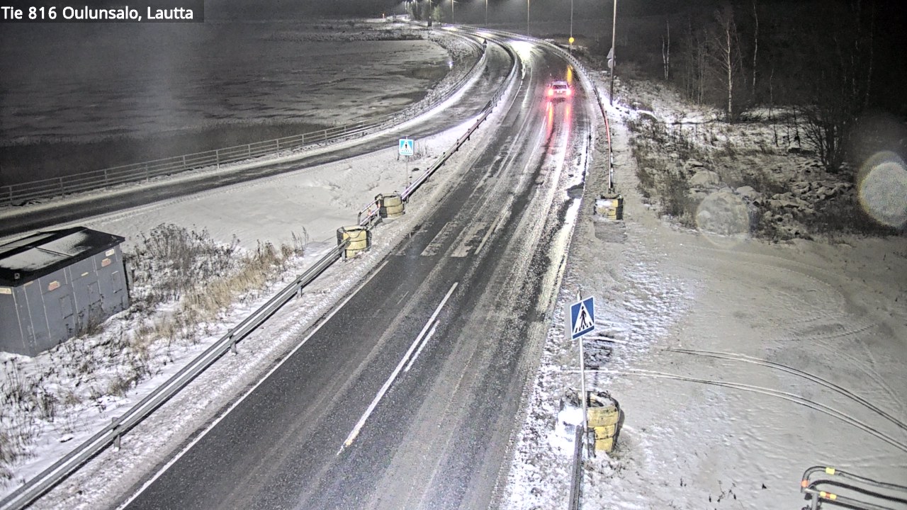 Weather Camera Image Väg 816 Uleåsalo, Oulu, Pohjois-Pohjanmaa
