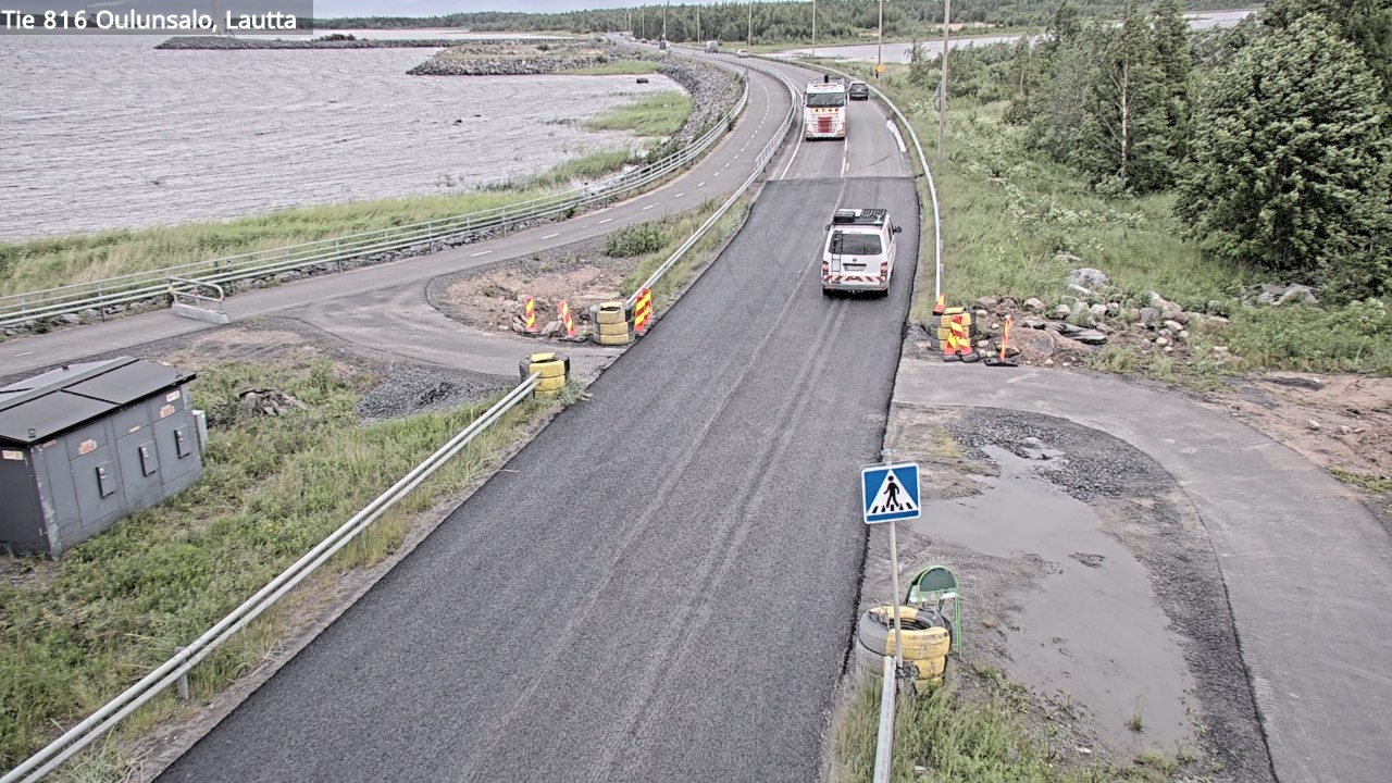 Weather Camera Image Väg 816 Uleåsalo, Oulu, Pohjois-Pohjanmaa