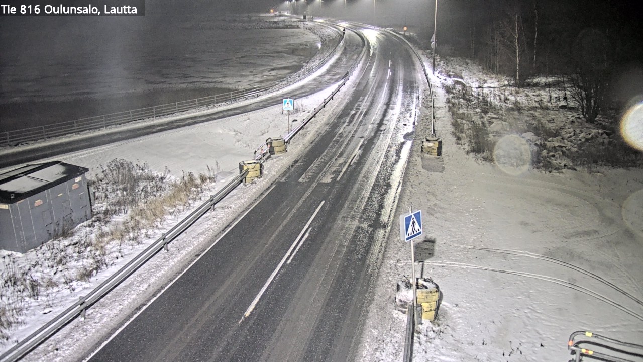Weather Camera Image Väg 816 Uleåsalo, Oulu, Pohjois-Pohjanmaa
