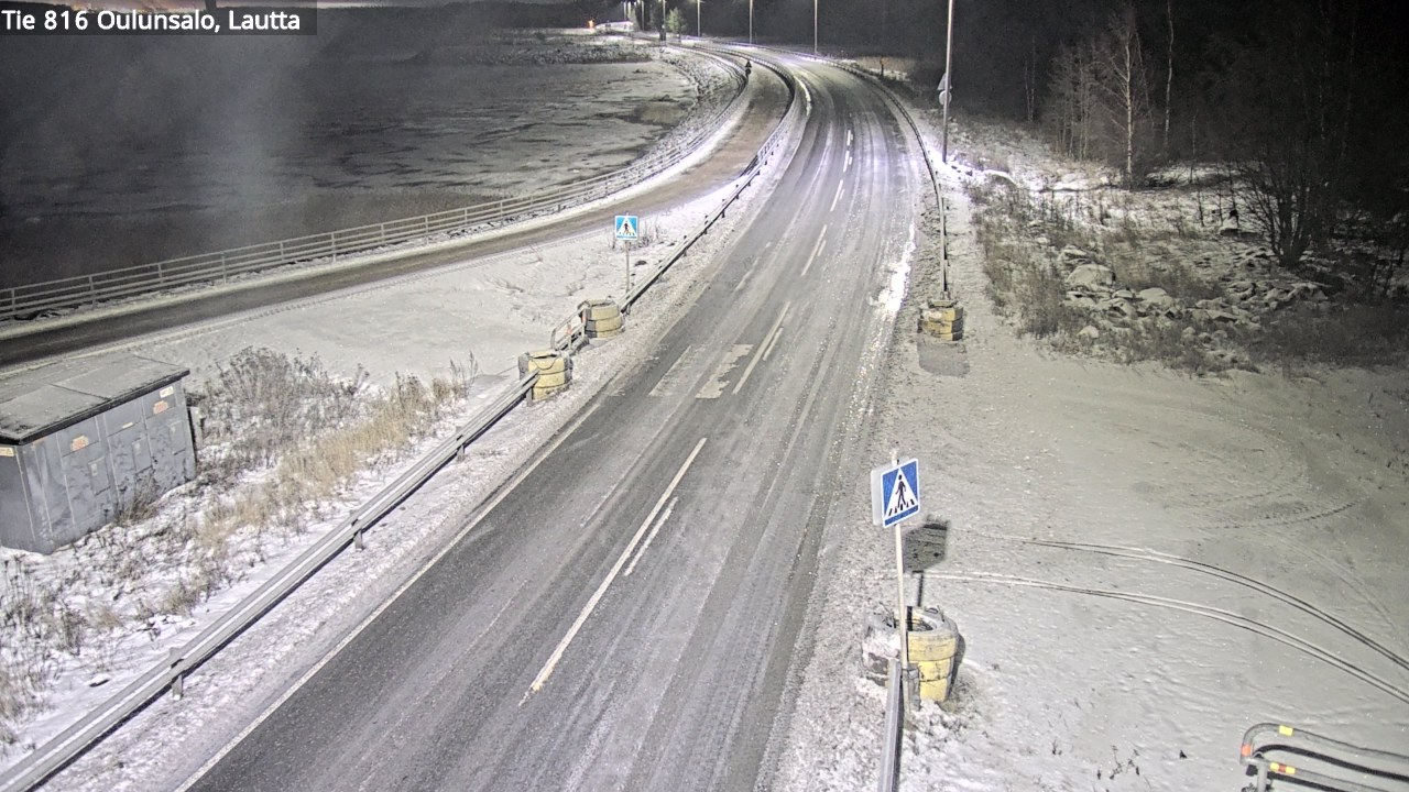 Weather Camera Image Väg 816 Uleåsalo, Oulu, Pohjois-Pohjanmaa