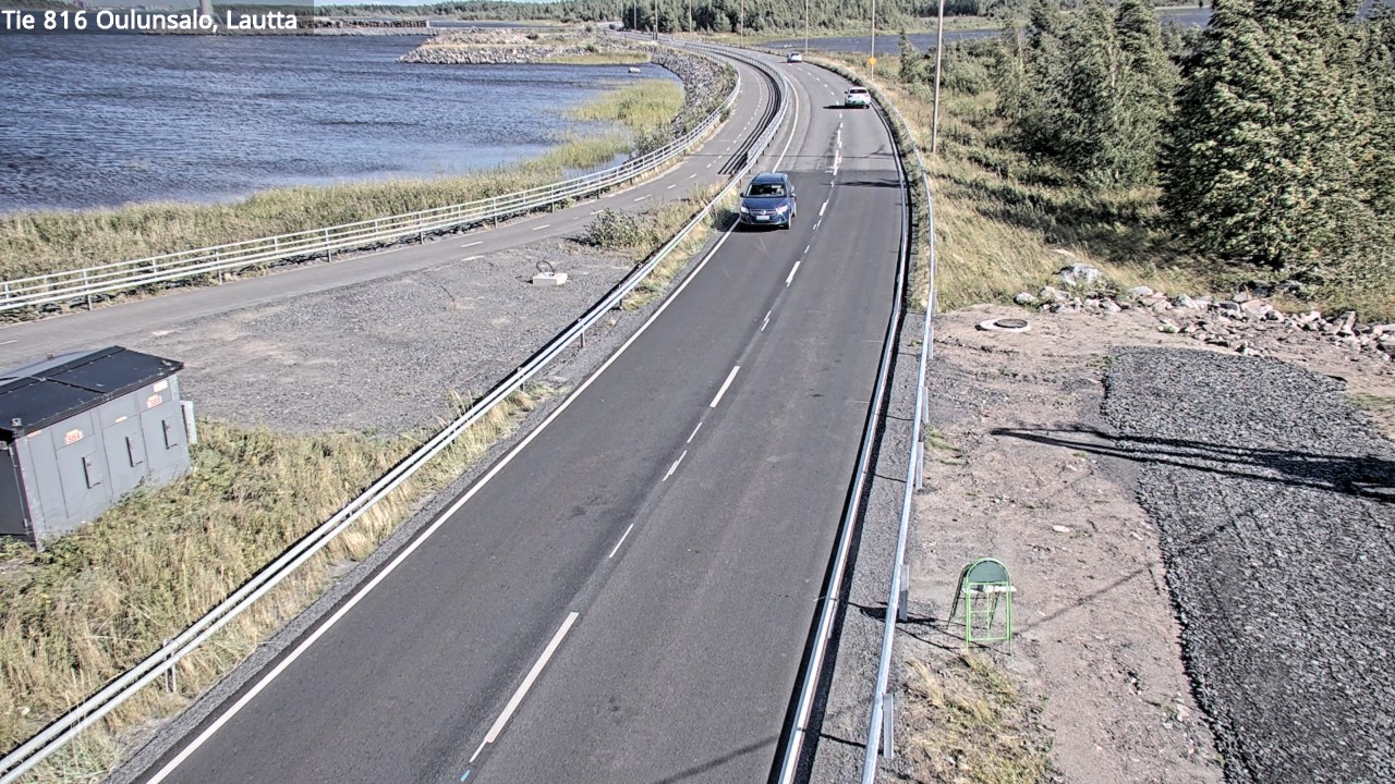 Kelikamerat Kuva Tie 816 Oulunsalo, lauttaranta, Oulu, Pohjois-Pohjanmaa