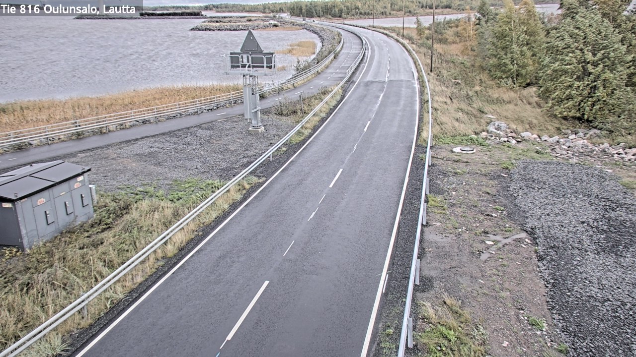 Weather Camera Image Väg 816 Uleåsalo, Oulu, Pohjois-Pohjanmaa