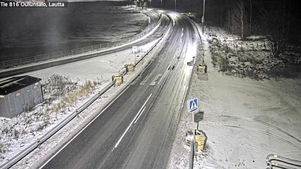 Weather Camera Image Väg 816 Uleåsalo, Oulu, Pohjois-Pohjanmaa