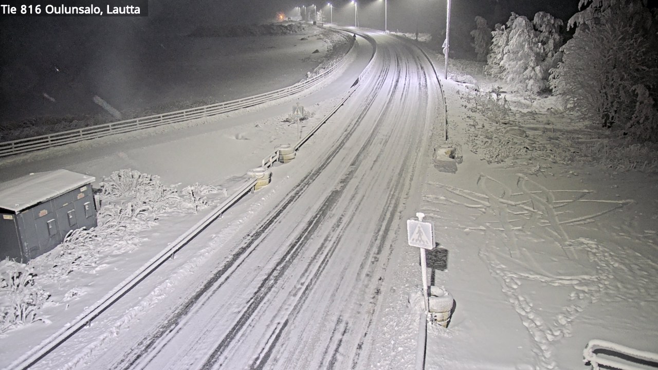 Weather Camera Image Road 816 Oulunsalo, Oulu, Pohjois-Pohjanmaa