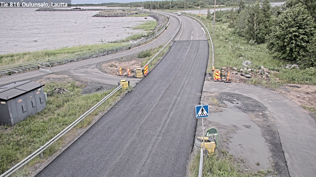 Weather Camera Image Väg 816 Uleåsalo, Oulu, Pohjois-Pohjanmaa